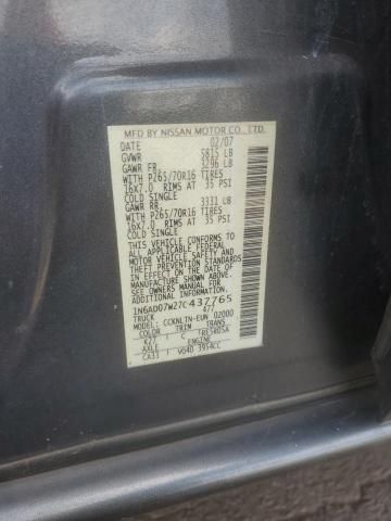 2007 Nissan Frontier Crew Cab LE