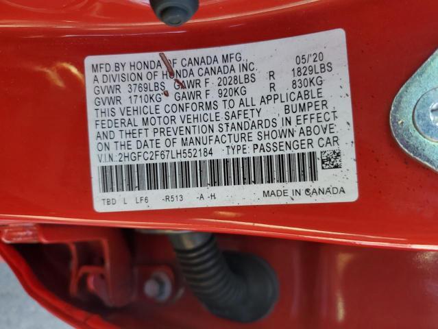 2020 Honda Civic lx
