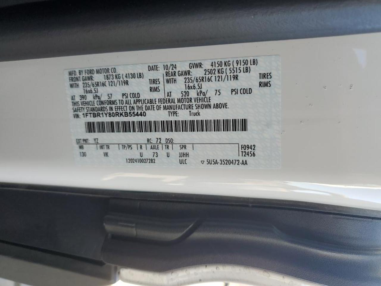 2024 Ford Transit T-250 Delivery Van