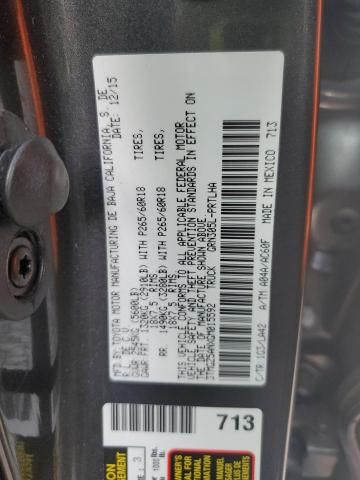 2016 Toyota Tacoma Double cab