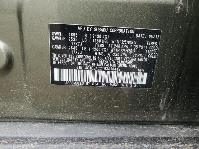 2017 Subaru Outback 2.5i Premium