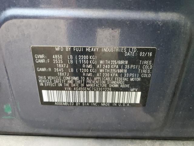 2016 Subaru Outback 3.6R Limited
