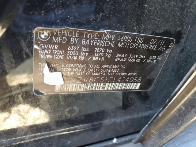 2012 BMW X5 Xdrive50i