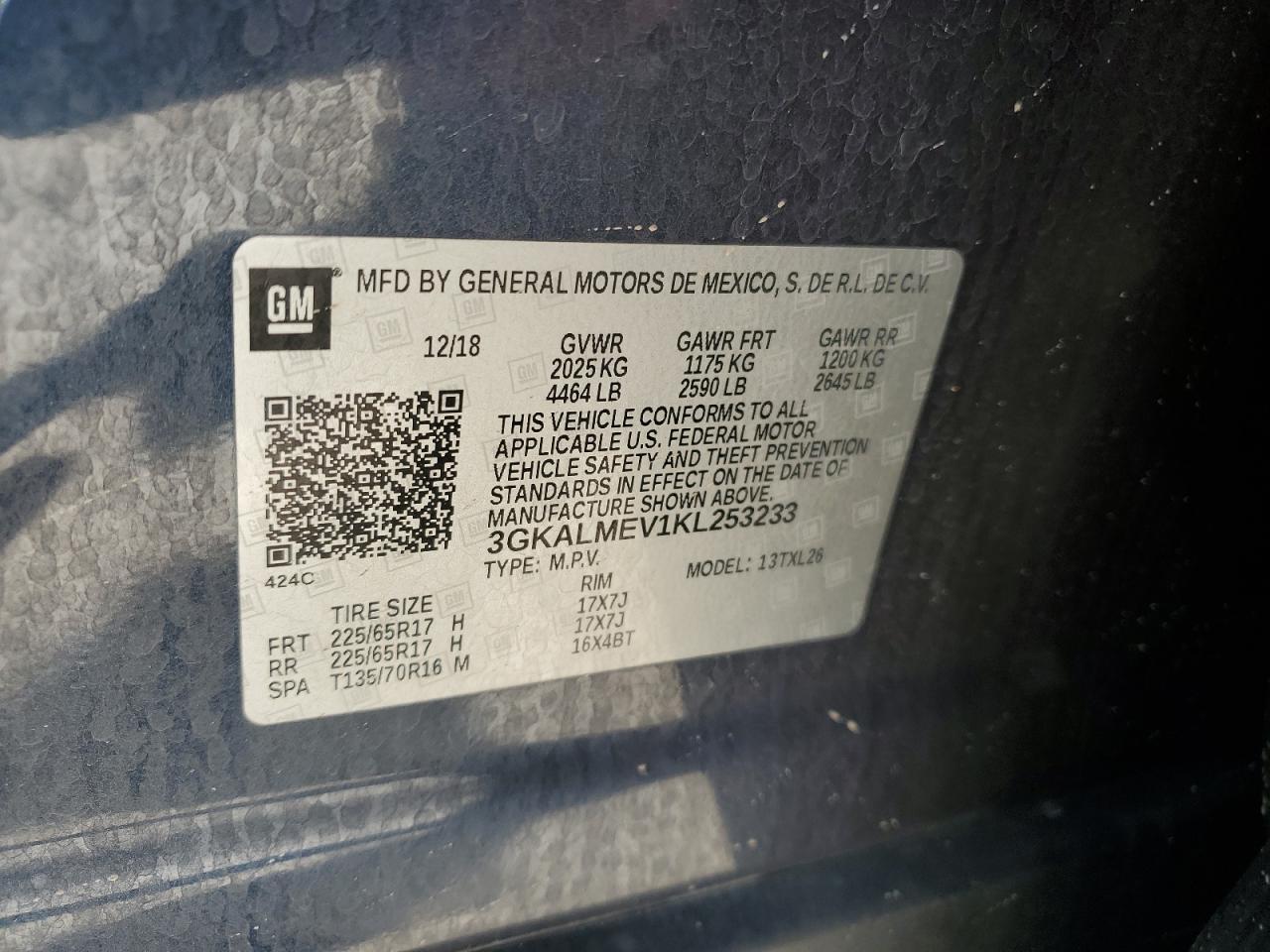 2019 GMC Terrain sle