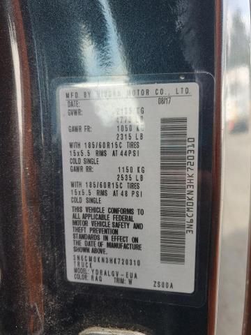 2017 Nissan NV200 2.5S