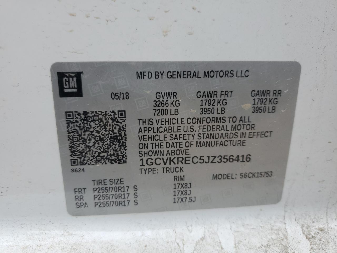 2018 Chevrolet Silverado K1500 lt
