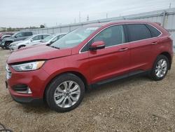 Ford salvage cars for sale: 2020 Ford Edge Titanium