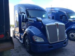 Salvage trucks for sale at Charles City, VA auction: 2018 Kenworth T680 Semi Truck