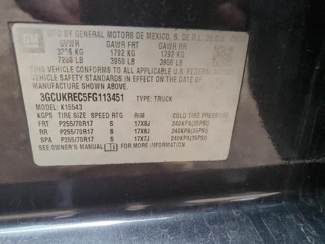 2015 Chevrolet Silverado K1500 LT