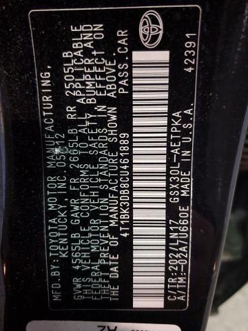 2012 Toyota Avalon Base