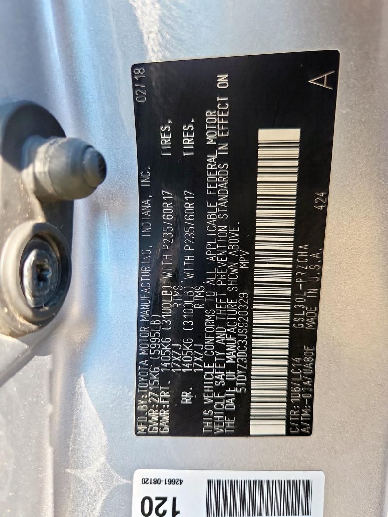 2018 Toyota Sienna XLE
