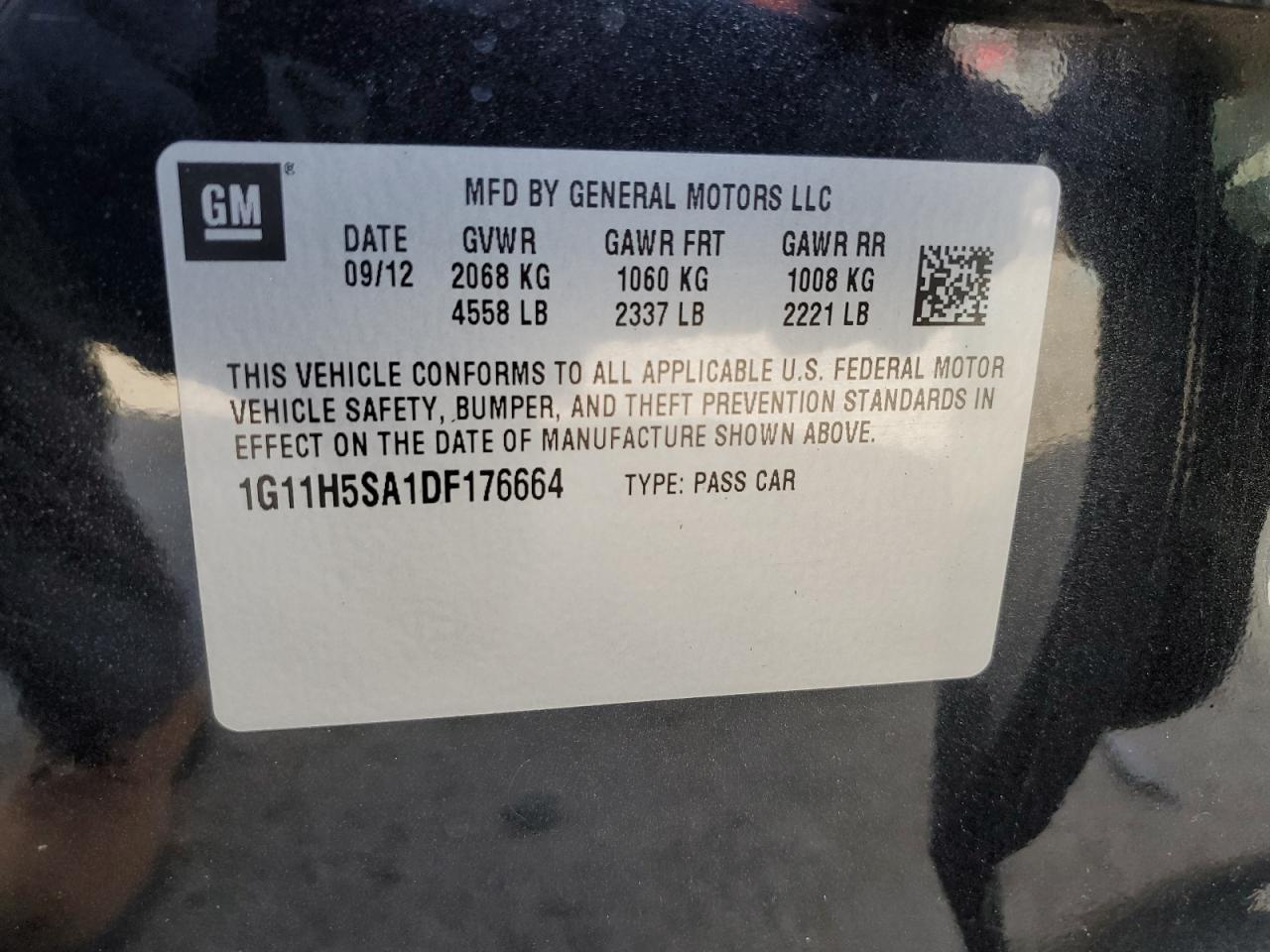 2013 Chev Malibu ltz
