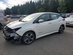 Nissan Leaf salvage cars for sale: 2018 Nissan Leaf S