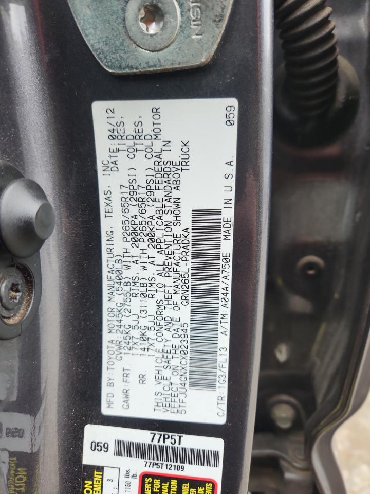 2012 Toyota Tacoma Prerunner V6