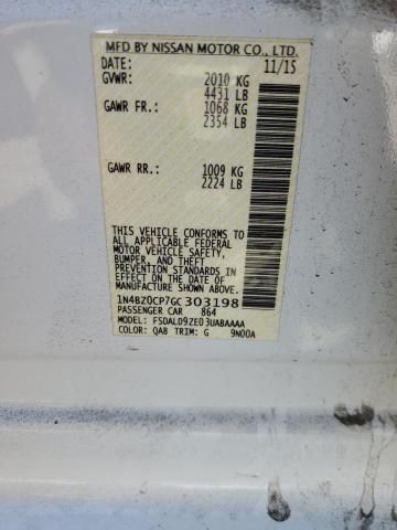 2016 Nissan Leaf SV