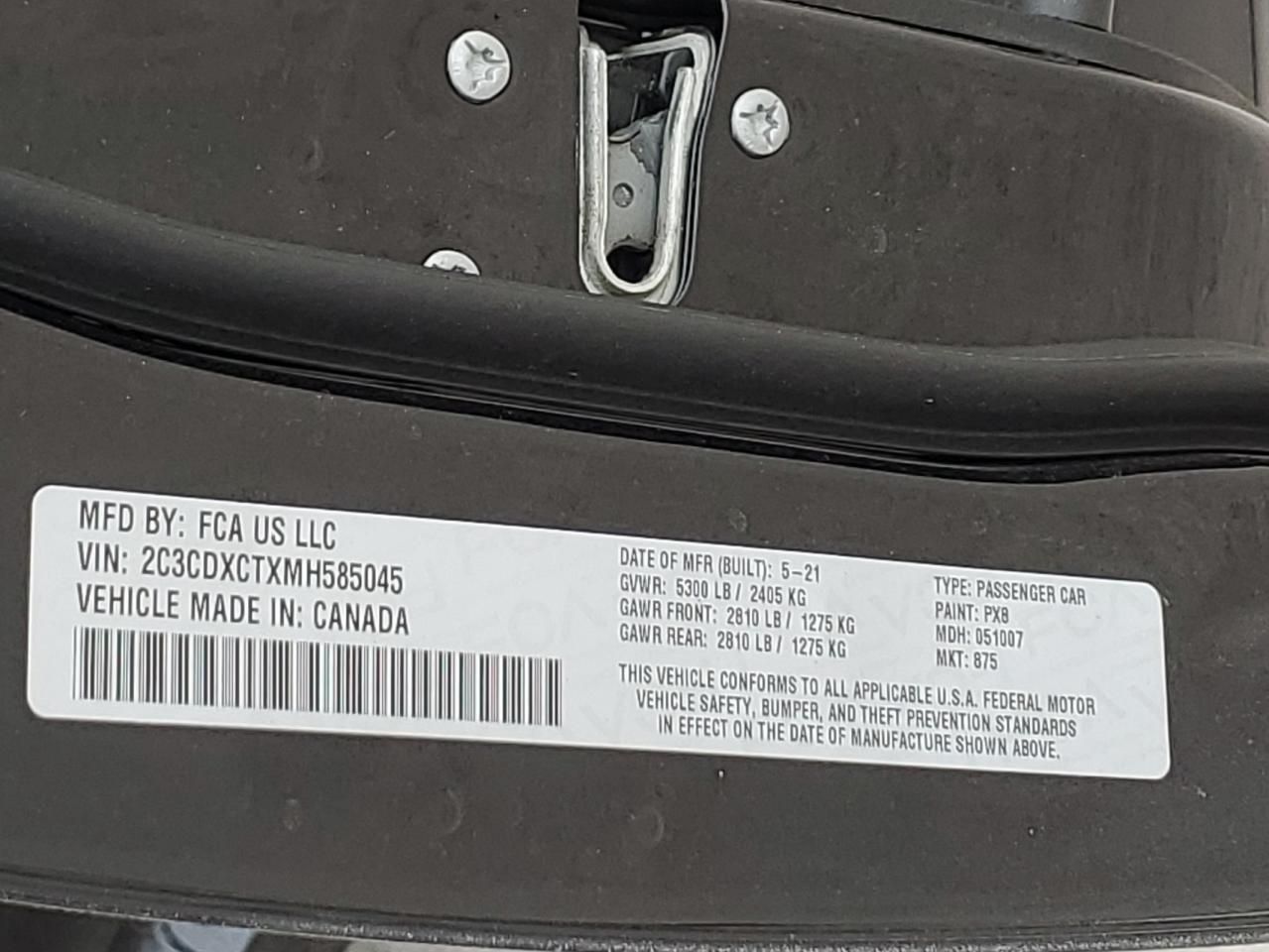 2021 Dodge Charger R/T