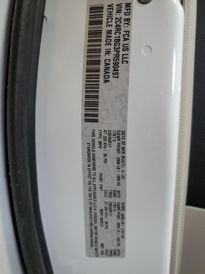 2023 Chrysler Pacifica Touring l