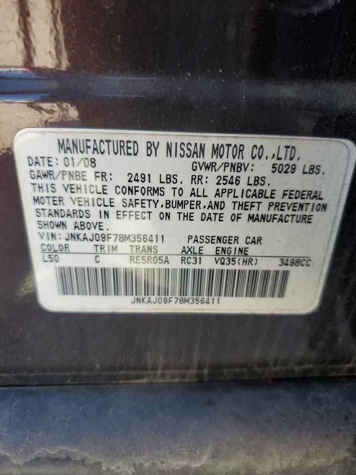 2008 Infiniti Ex35 Base