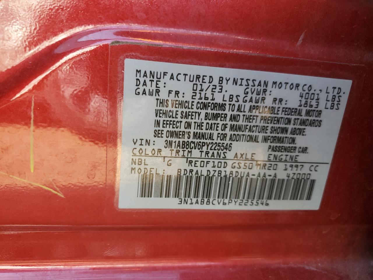 2023 Nissan Sentra sv
