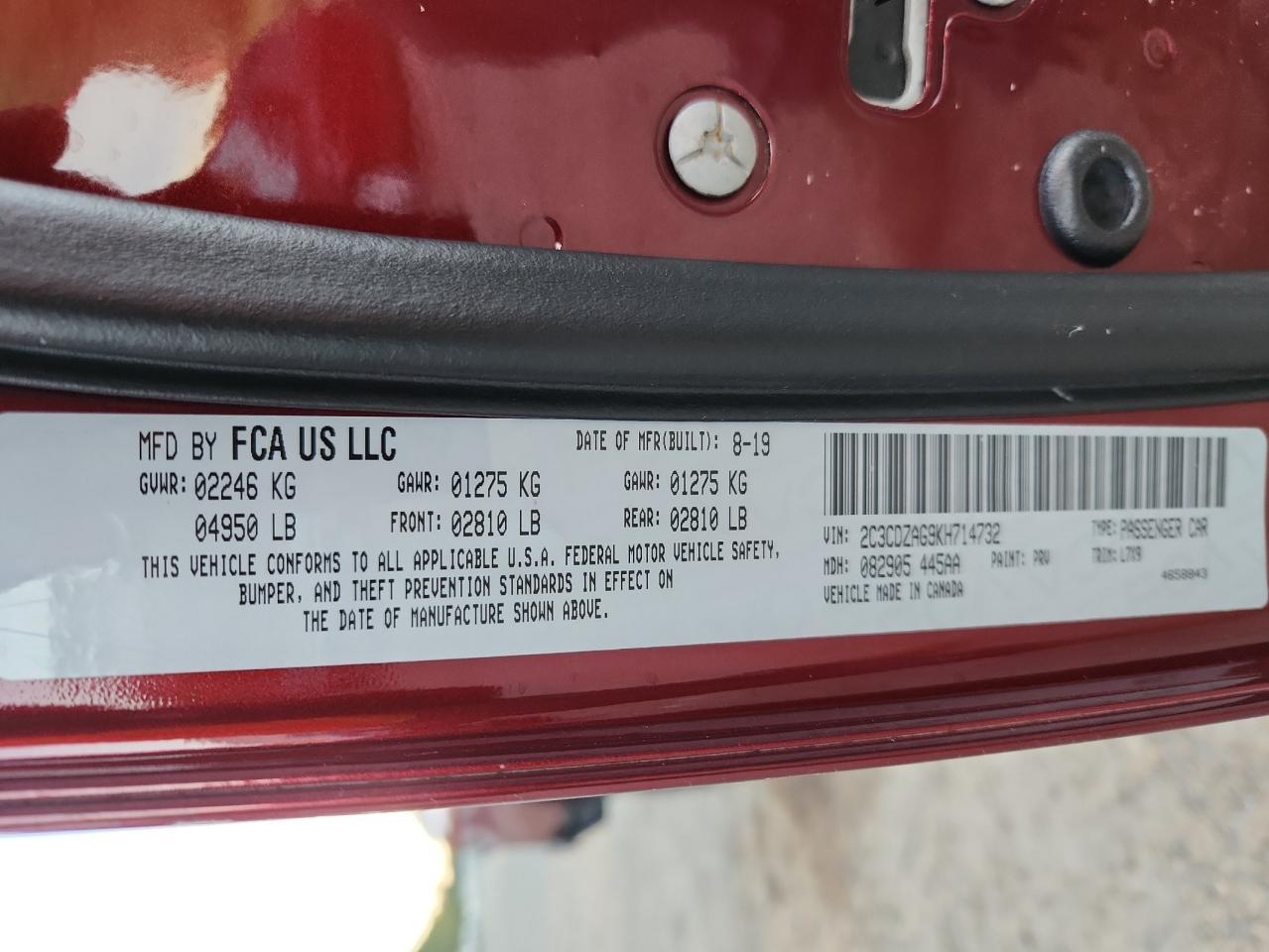 2019 Dodge Challenger sxt