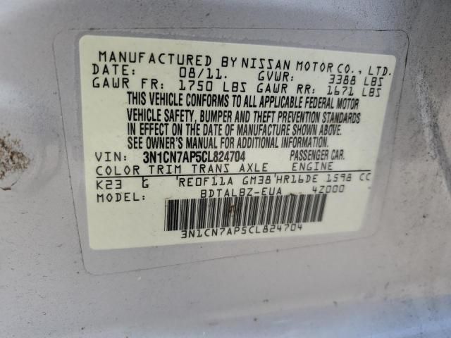 2012 Nissan Versa S