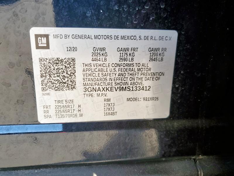 2021 Chev Rolet Equinox lt