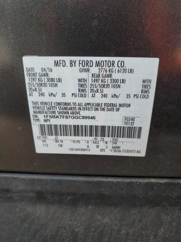 2016 Ford Explorer Limited