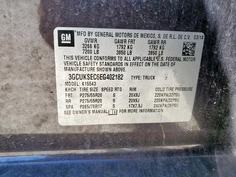 2014 Chevrolet Silverado K1500 LTZ