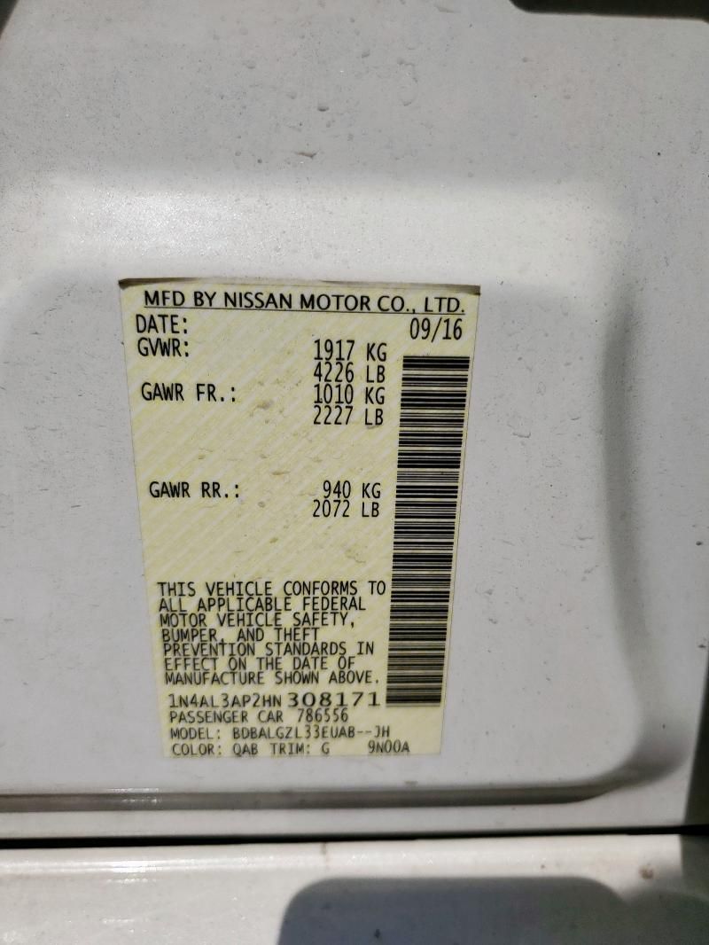 2017 Nissan Altima 2.5