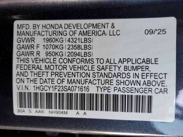 2025 Honda Accord lx