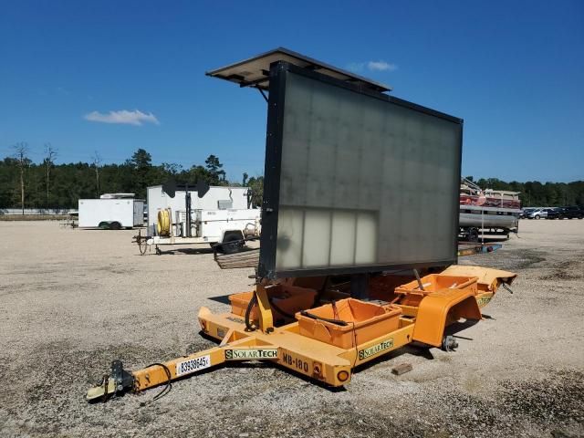 2017 Solar Tech Silent Messenger Message Board Trailer
