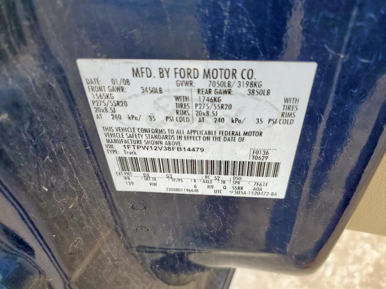 2008 Ford F150 Supercrew