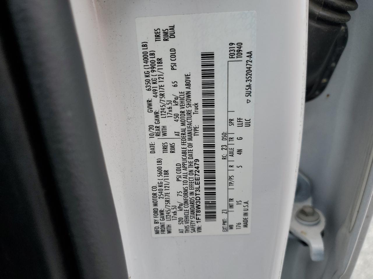 2020 Ford F350 Super Duty