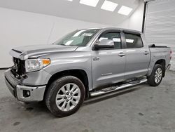 Salvage trucks for sale at Wilmer, TX auction: 2016 Toyota Tundra Crewmax Limited