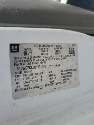 2013 Chevrolet Express G2500 Delivery Van