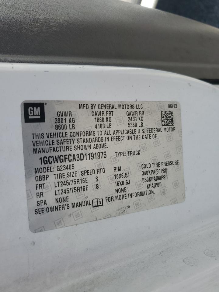 2013 Chevrolet Express G2500 Delivery Van