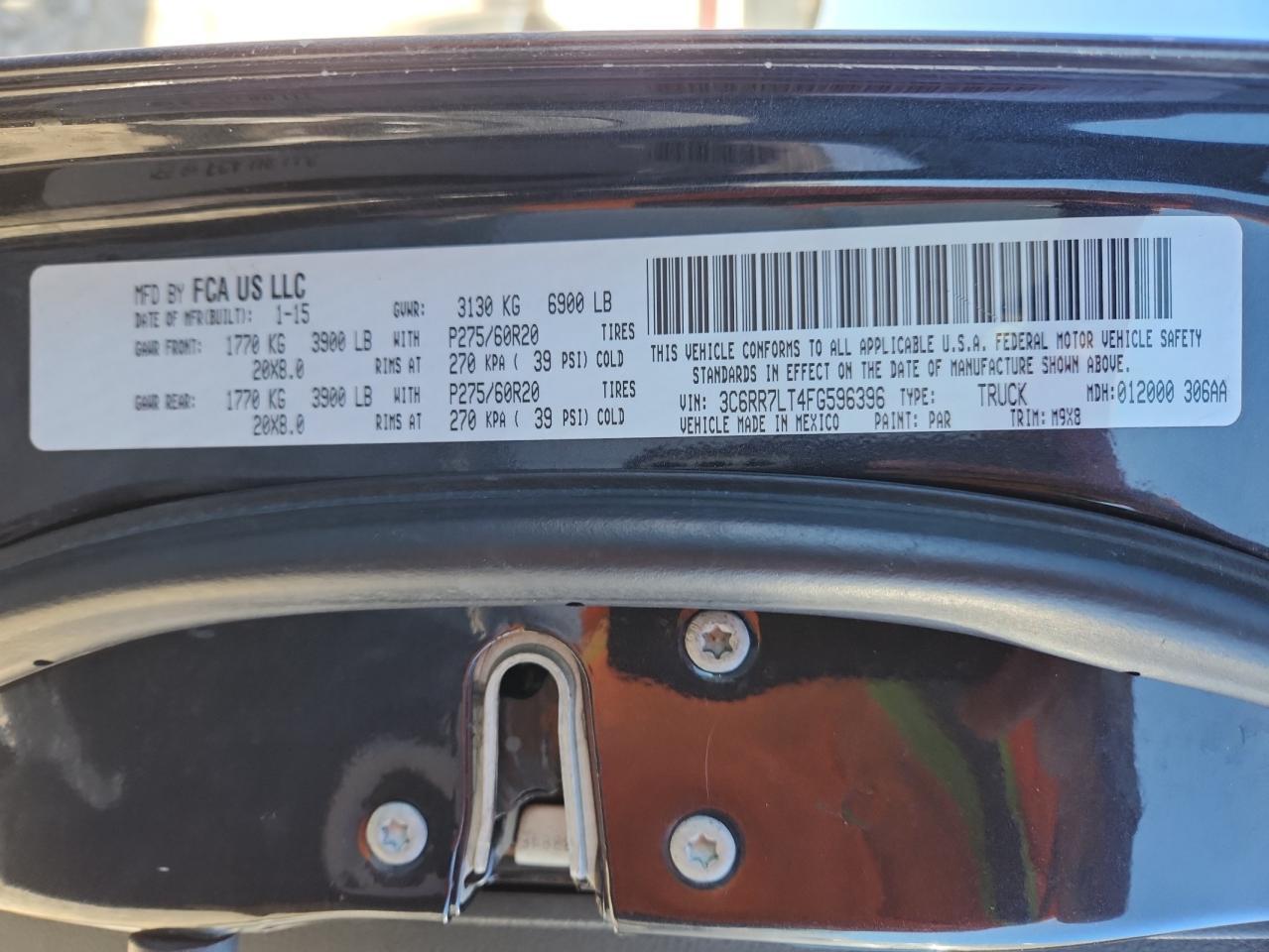 2015 Dodge RAM 1500 SLT