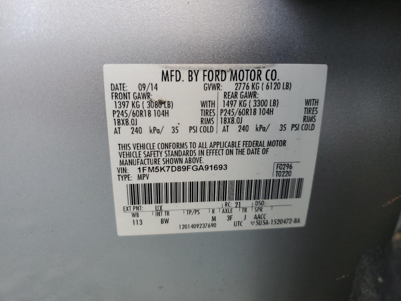 2015 Ford Explorer xlt