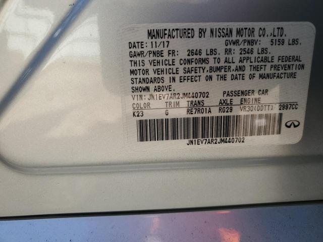 2018 Infinity Q50 3.0t Luxe