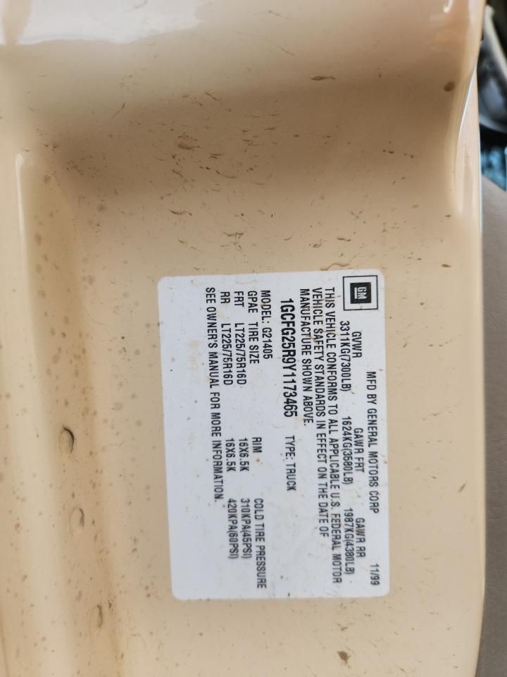 2000 Chevrolet Express Delivery Van