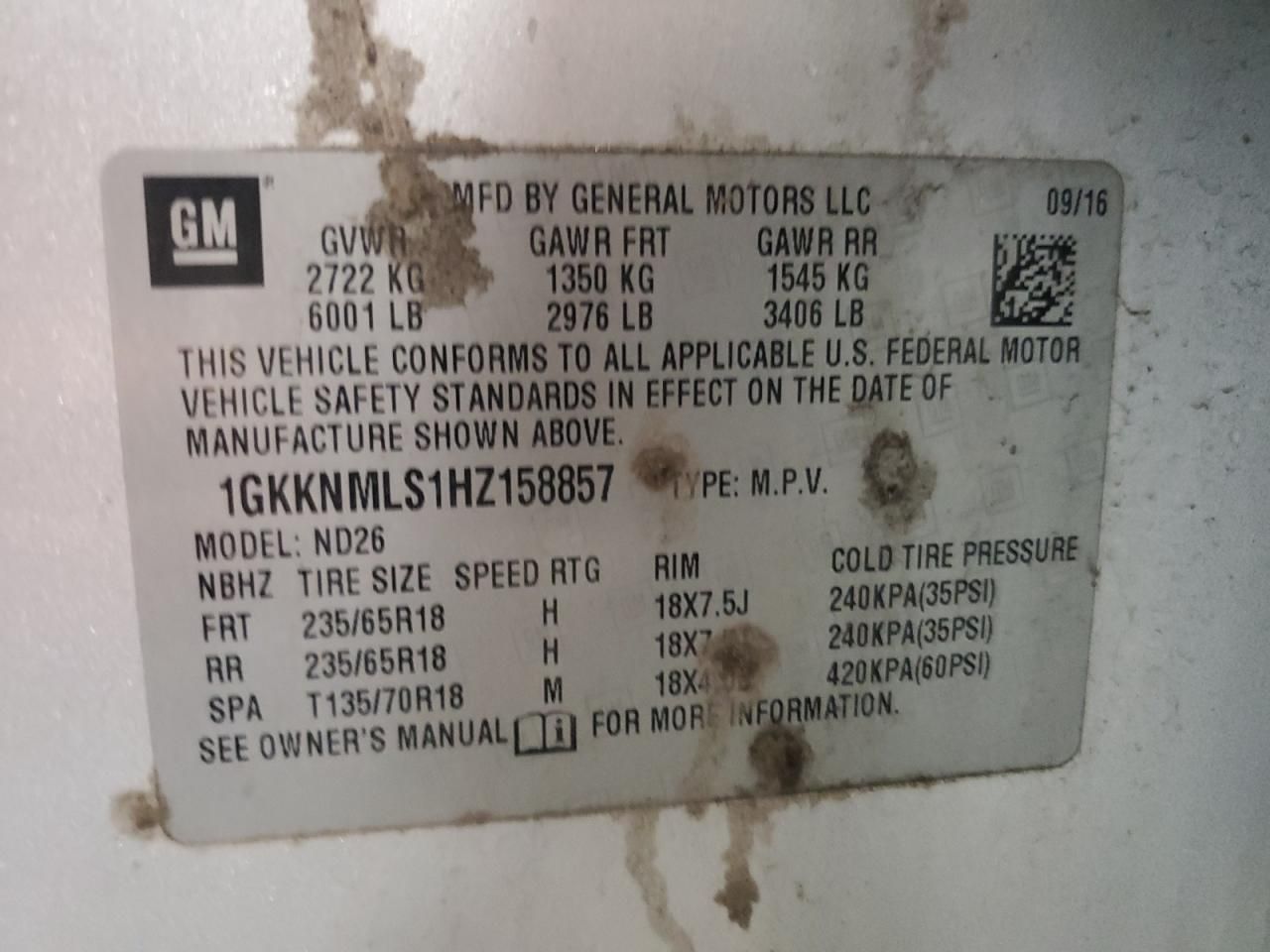 2017 GMC Acadia Slt-1