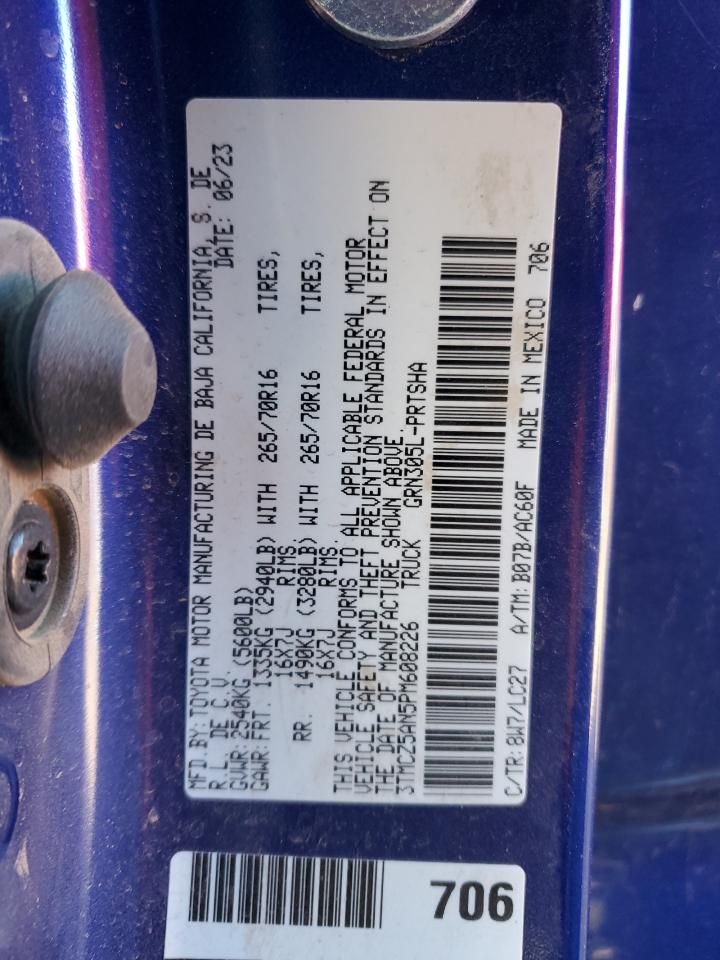 2023 Toyota Tacoma Double cab