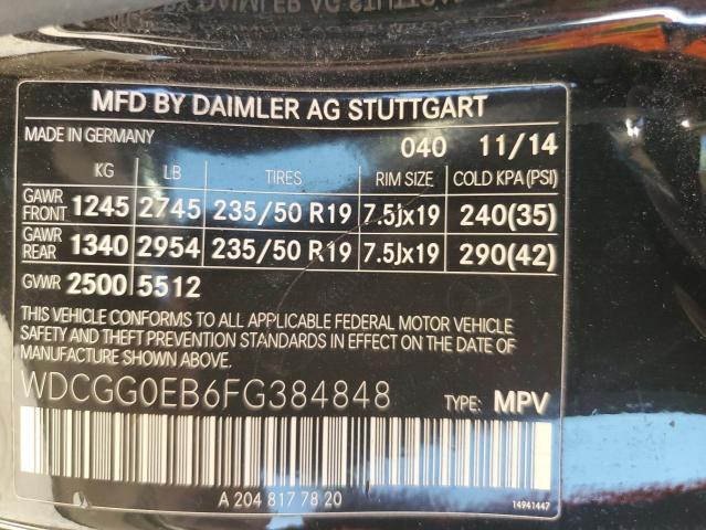 2015 Mercedes-Benz Glk 250 Bluetec