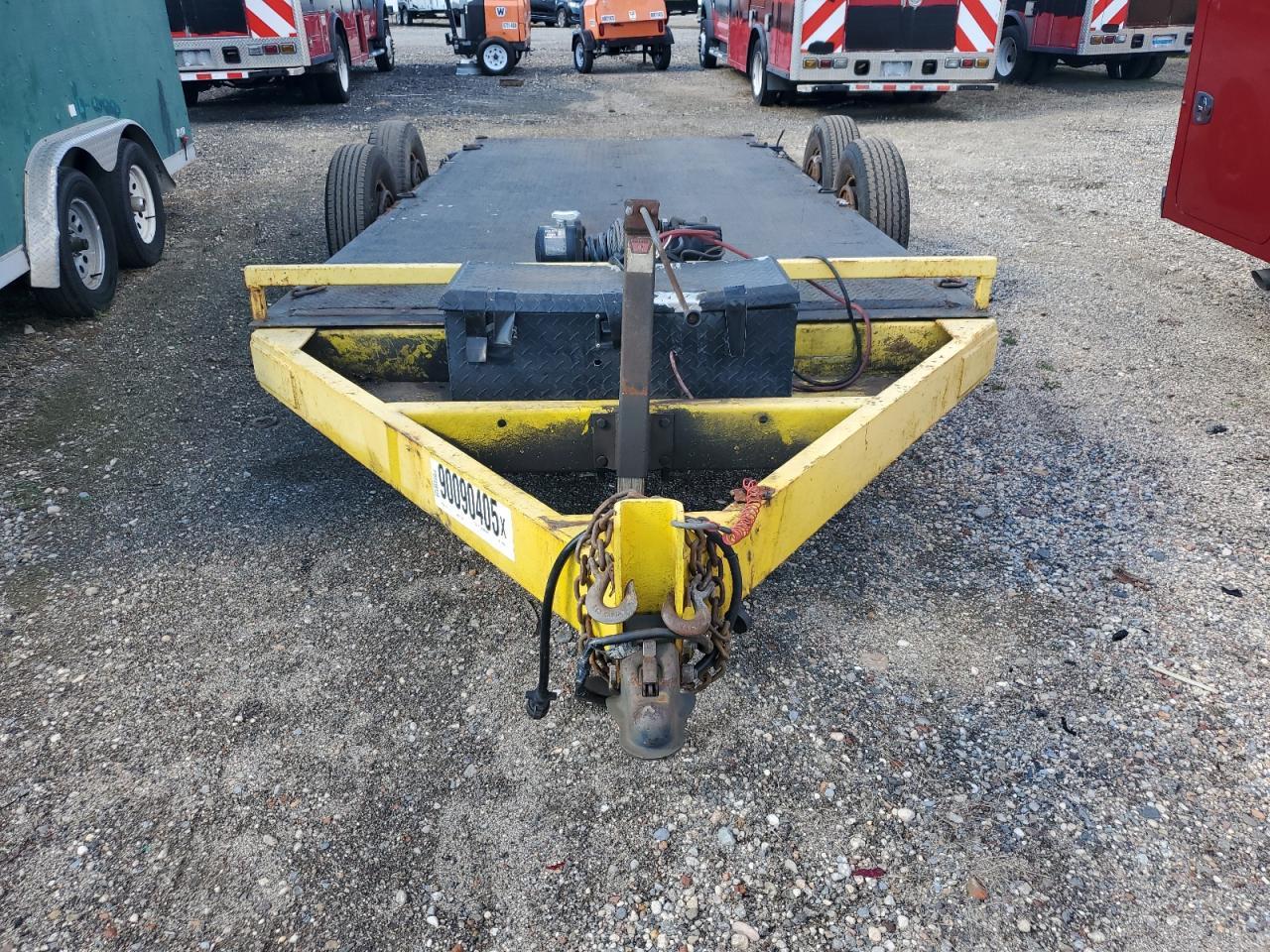 2009 Bri-Mar Tilt Deck Equipment Trailer