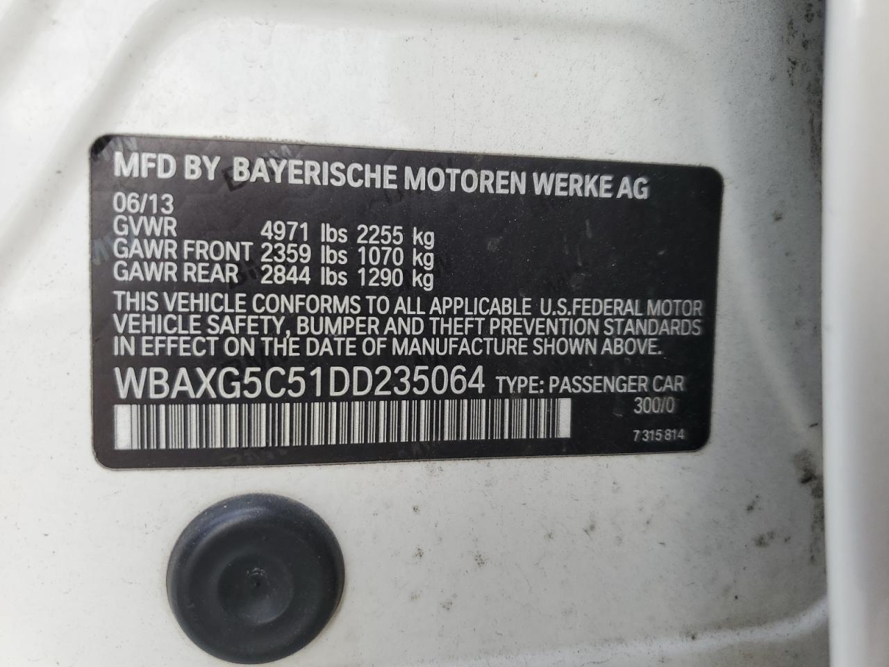 2013 BMW 528 i