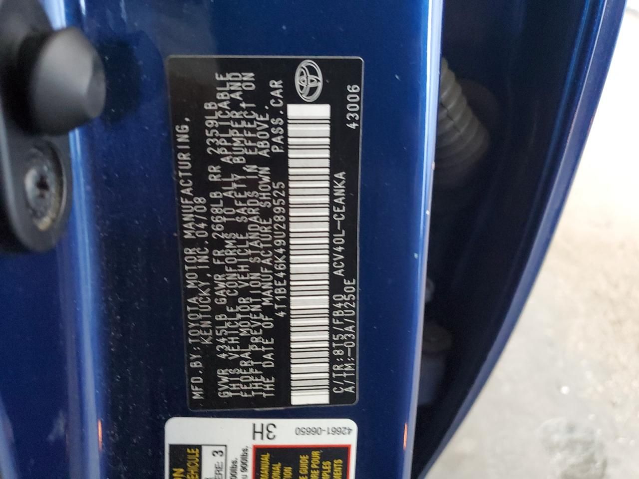 2009 Toyota Camry Base