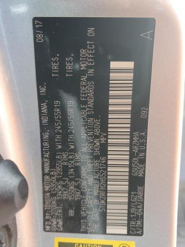 2017 Toyota Highlander se