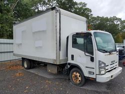 Salvage trucks for sale at Assonet, MA auction: 2011 Isuzu NPR