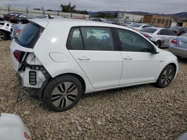 2017 Volkswagen E-GOLF SE