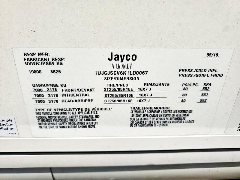 2019 Jaycee RV